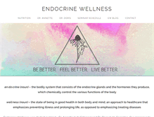 Tablet Screenshot of endocrinewellnessgroup.com